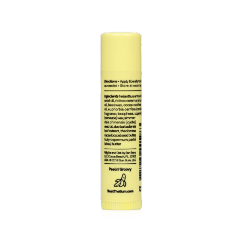 Sun Bum Banana Cream CocoBalm Lip Balm Perspective: back