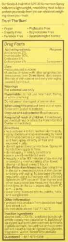 Sun Bum® Protecting Scalp & Hair Mist SPF 30 Perspective: back