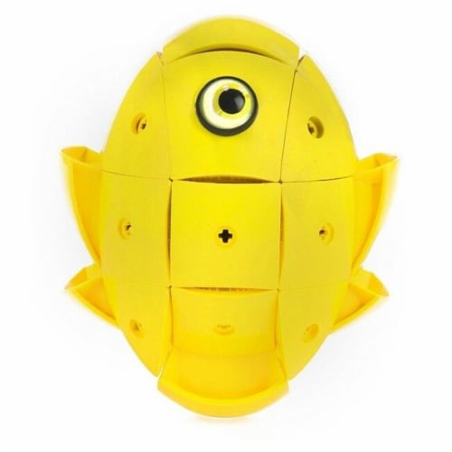 Geomag Kor Egg Covers - Yellow - 26-Piece Creative Magnet Cover Addition Perspective: back