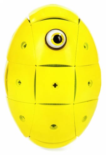 Geomag Kor Egg - Yellow - 55 Piece Creative Magnet Playset Perspective: back