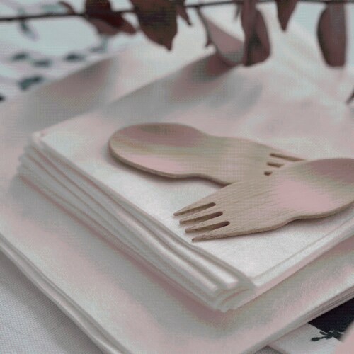 Veneerware® Bamboo Sporks Perspective: back