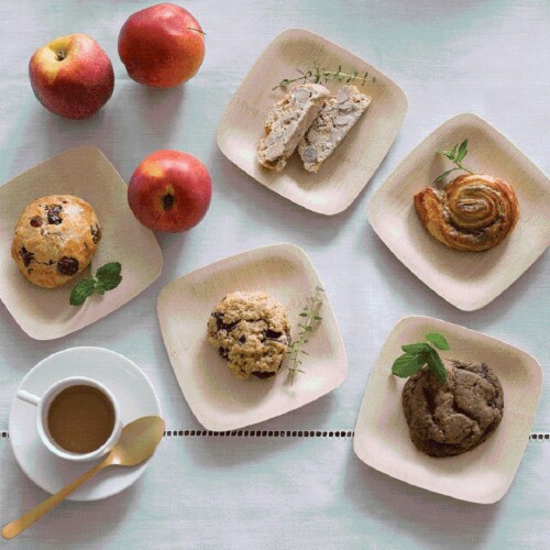 Veneerware Square Bamboo Plates 5 5 inches Harris Teeter