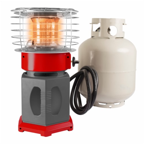 Dyna-Glo 10K BTU HeatAround 360 Heater - Red Perspective: back