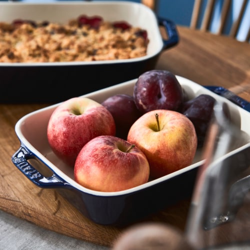 Staub 13 x 9 Rectangular Baking Dish | Dark Blue