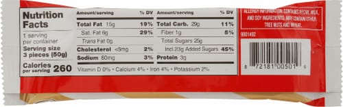 DeMet's® Turtles® Caramel Nut Cluster King Size Perspective: back