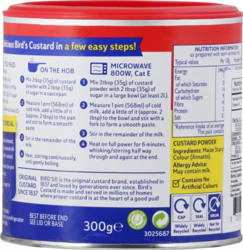 Bird's Custard Powder Perspective: back