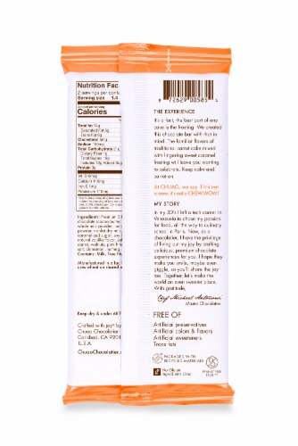 Chuao Chocolatier® Carrot Cake White Chocolate Bar Perspective: back