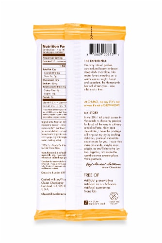 Chuao Chocolatier® Honeycomb in Dark Chocolate Perspective: back