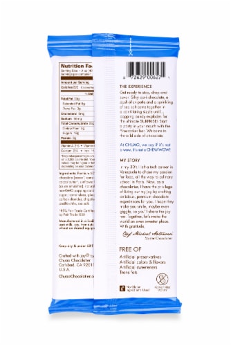 Chuao Chocolatier® Firecracker Chocolate Bar Perspective: back