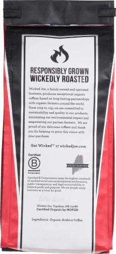 Wicked Joe® Wicked French® Organic Ground Coffee Perspective: back