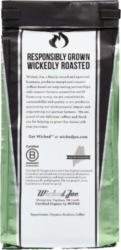 Wicked Joe® Organic Bella Maria® Light-Medium Roast Ground Coffee Perspective: back