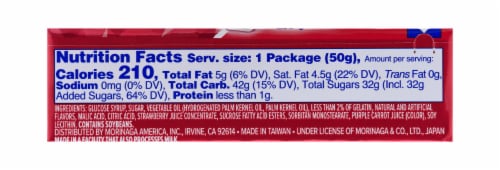 Hi-Chew™ Strawberry Fruit Chews Perspective: back