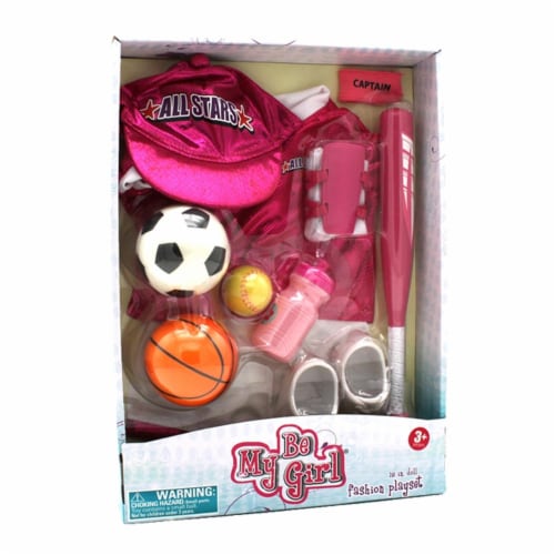 Be My Girl 18" Doll All Star Sport Fashion Playset Perspective: back