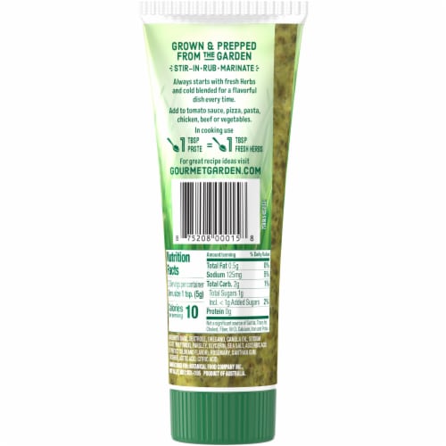 Gourmet Garden Italian Herbs Stir-In Paste Perspective: back
