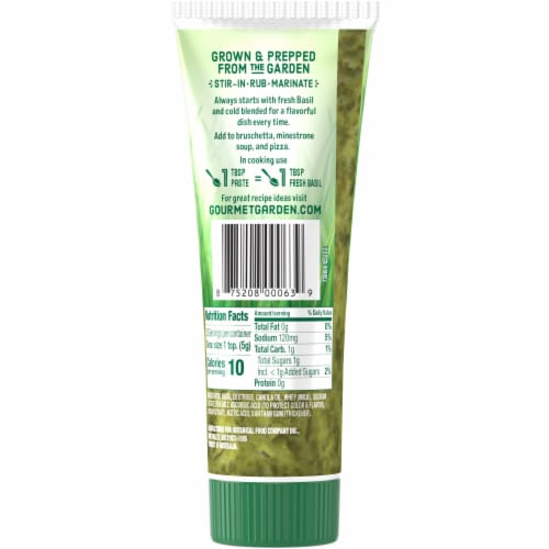 Gourmet Garden Basil Stir-In Paste Perspective: back