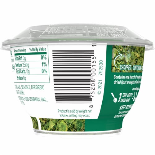 Gourmet Garden Lightly Dried Basil Perspective: back