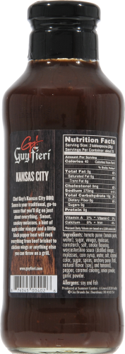 Guy Fieri Kansas City BBQ Sauce Perspective: back