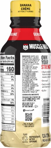 Muscle Milk Banana Creme Flavored Protein Shake Perspective: back