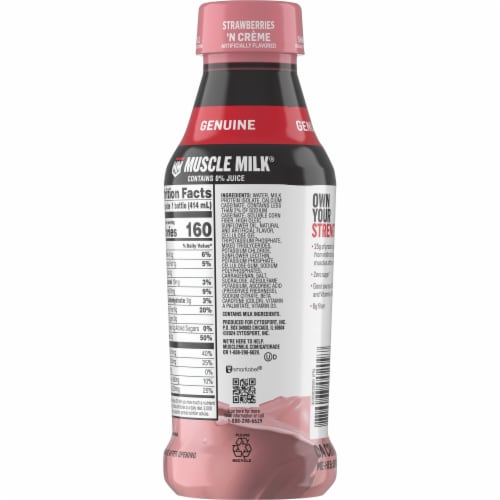 Muscle Milk® Genuine Zero Sugar Non- Dairy Strawberries 'N