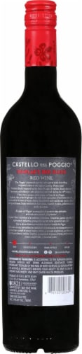 Castello Del Poggio Templar's Red Red Wine Perspective: back