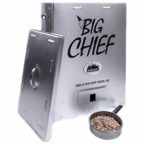 Smokehouse Big Chief Top Load Outdoor Cooking BBQ Electric Wood