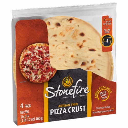 Stonefire® 8.5 Thin Pizza Crust Perspective: back