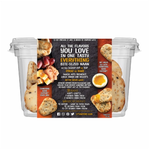 Stonefire® Everything Naan Dippers® Perspective: back
