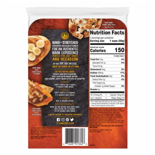 Stonefire® Original Mini Naan Perspective: back