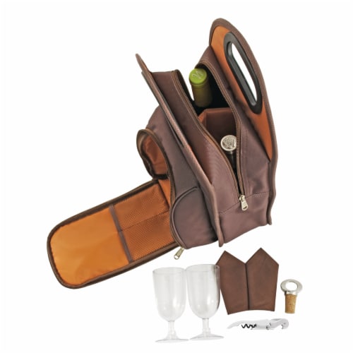Metro™: 2-Bottle Tote Perspective: back