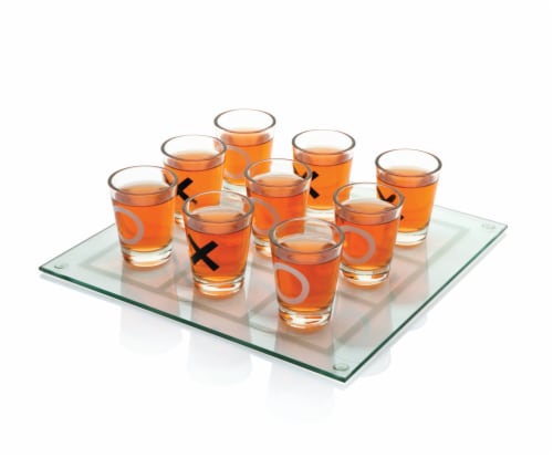 Tic Tac Shot™ Drinking Board Game Perspective: back