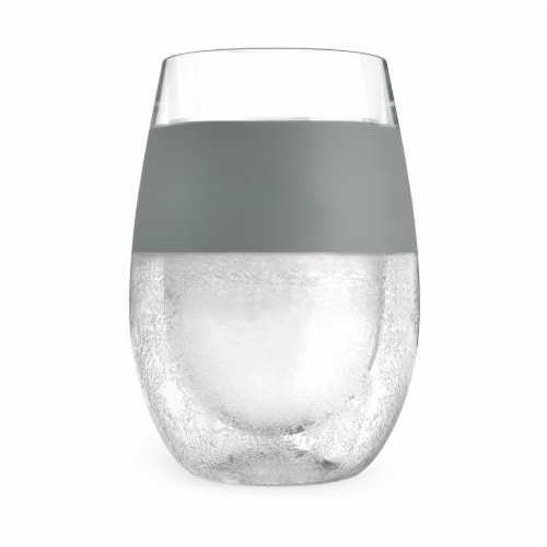 True Fabrications Freeze Cooling Wine Glass Perspective: back