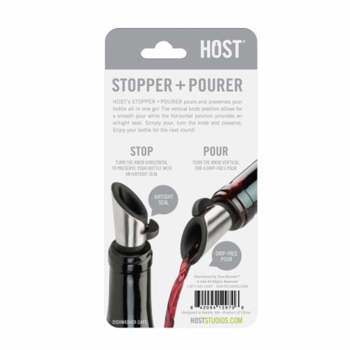 Host Bottle Stopper & Pourer Perspective: back