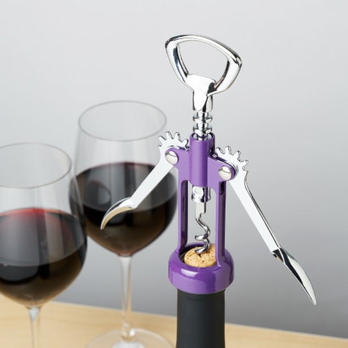 True Fabrications Purple Winged Corkscrew Perspective: back