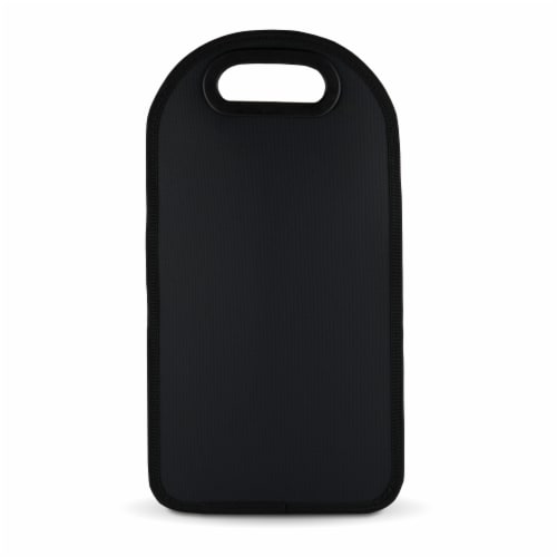 Metro™: Onyx 2-Bottle Tote Perspective: back