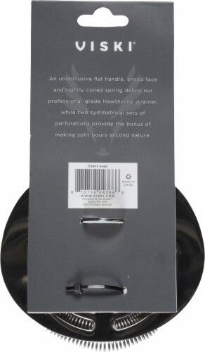 True Fabrications Viski® Professional Hawthorne Stainless Steel Strainer Perspective: back