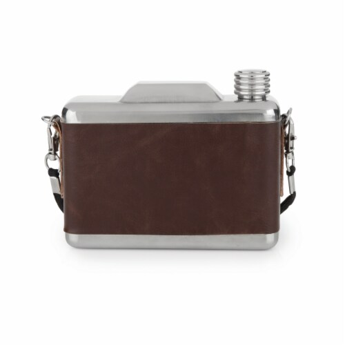 Stainless Steel Snapshot Flask by Foster & Rye™ Perspective: back