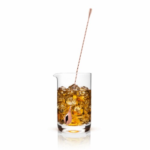 40cm Copper Weighted Barspoon by Viski® Perspective: back