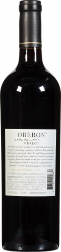 Oberon Napa Valley Merlot Perspective: back