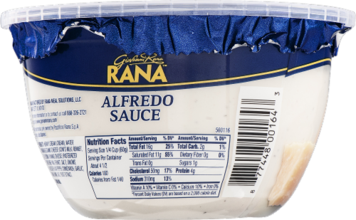 Rana™ Alfredo Sauce Perspective: back