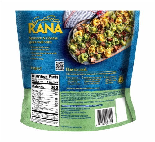 Rana Family Size Spinach & Cheese Tortelloni Perspective: back