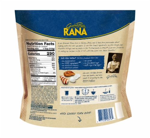 Rana Family Size Chicken Mozzarella Signature Tortelloni Perspective: back