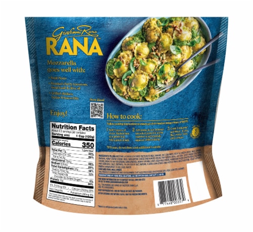 Rana™ Mozzarella Cheese Ravioli Pasta Family Size Perspective: back