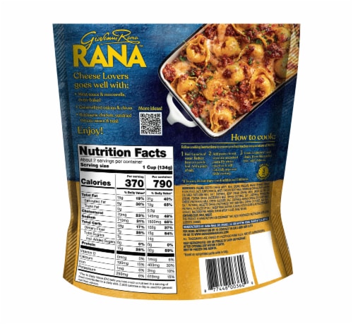Rana™ Cheese Lovers Tortellini Perspective: back