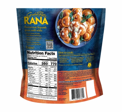Rana™ Butternut Squash Ravioli Perspective: back