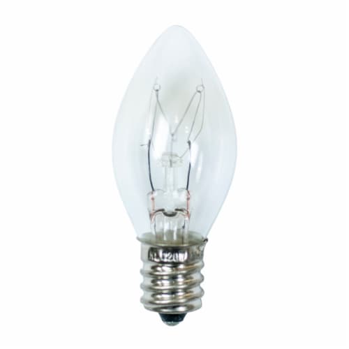 Oak & Rye 15-Watt C7 Light Bulbs - Clear Perspective: back