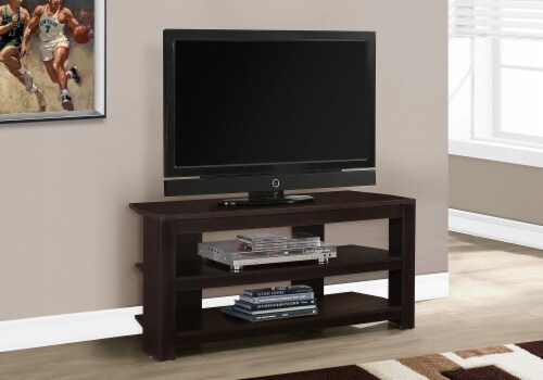 42 Inch Console Media Entertainment Center Storage Shelves
