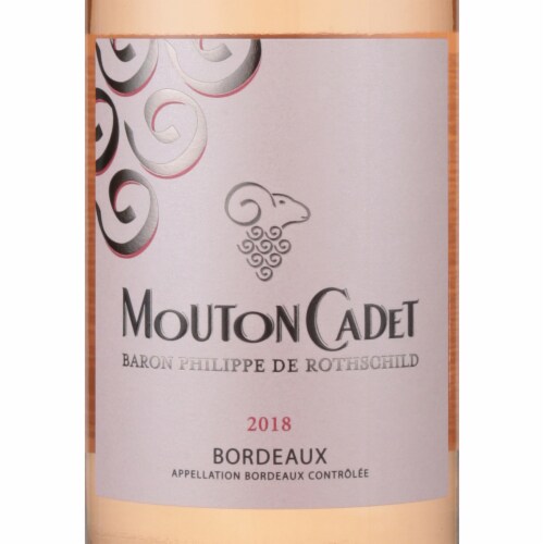 Mouton Cadet 2018 Bordeaux Rose Wine Perspective: back