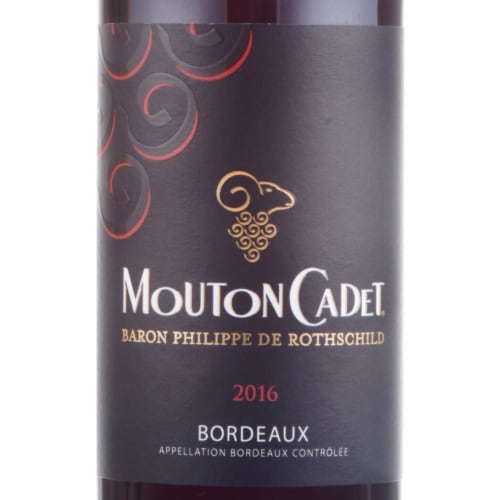 Mouton Cadet Bordeaux Red Wine Perspective: back