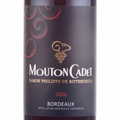 Mouton Cadet Merlot Based France Red Wine Perspective: back