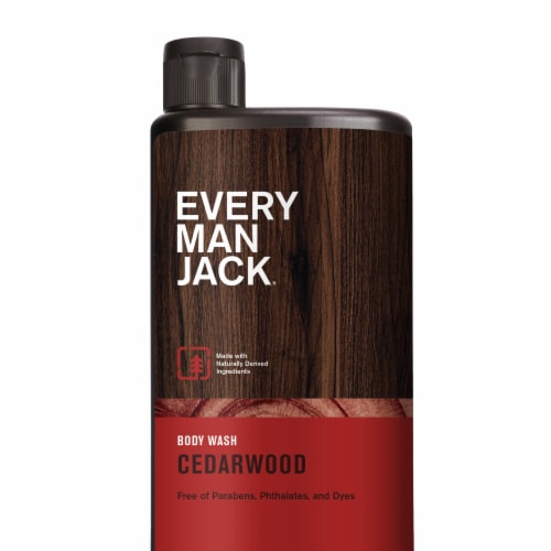 Every Man Jack® Cedarwood Hydrating Men's Body Wash for All Skin Types Perspective: back